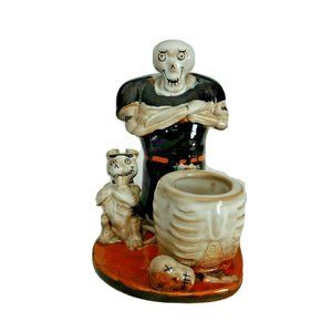 Yankee Candle | Boney Bunch | Skull Cracker | Skeleton Dog Votive Candle Holder